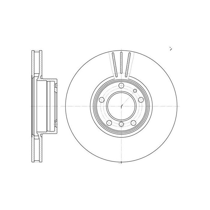 Тормозной диск REMSA 6599.10