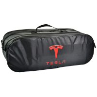 Фото - Органайзер для багажника Poputchik Сумка-органайзер  в багажник Tesla чорна  03-049-2Д (03-049-2Д)