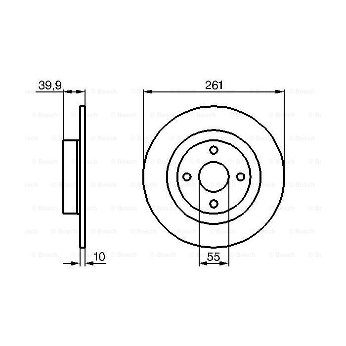 Тормозной диск Bosch 0 986 479 128 изображение 5