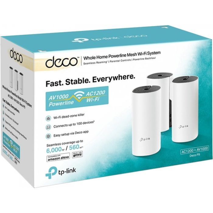 Точка доступа Wi-Fi TP-Link DECO-P9-3-PACK изображение 2