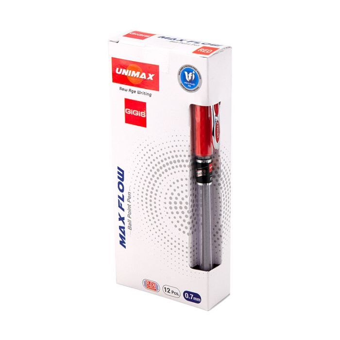 Ручка шариковая Unimax Maxflow, синяя (UX-117-02) изображение 3