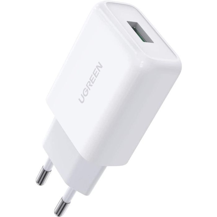 Зарядное устройство UGREEN CD122 18W USB QC 3.0 Charger (White) (10133)