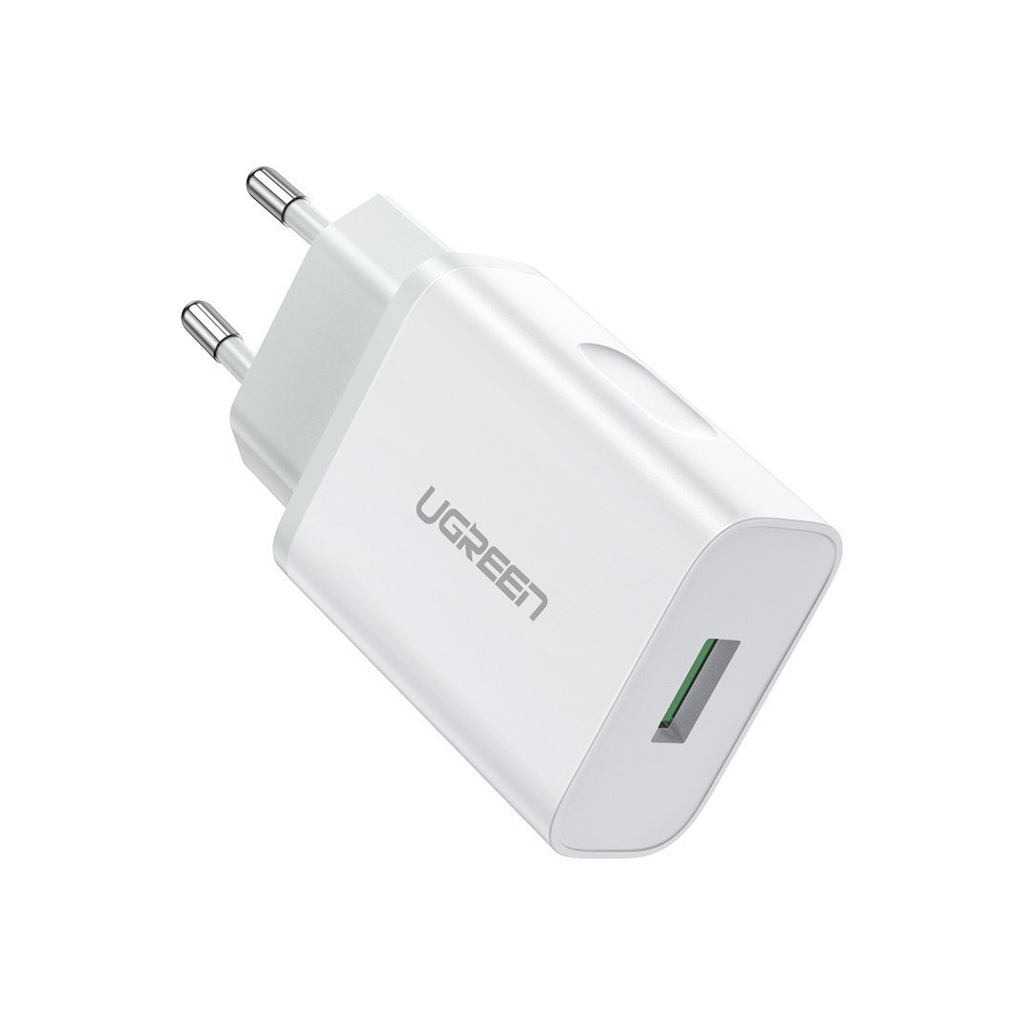 Зарядное устройство Ugreen CD122 18W USB QC 3.0 Charger (White) (10133) изображение 2