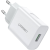 Зарядний пристрій Ugreen CD122 18W USB QC 3.0 Charger (White) (10133) зображення 2
