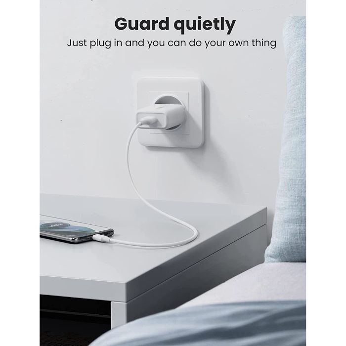 Зарядное устройство UGREEN CD122 18W USB QC 3.0 Charger (White) (10133) изображение 4