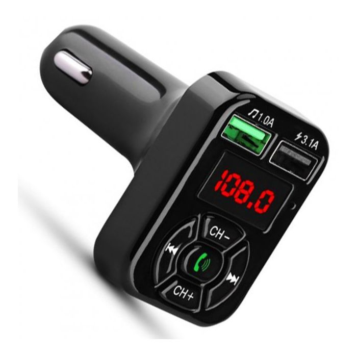 FM модулятор Havit HV-FM807BT Black зображення 2
