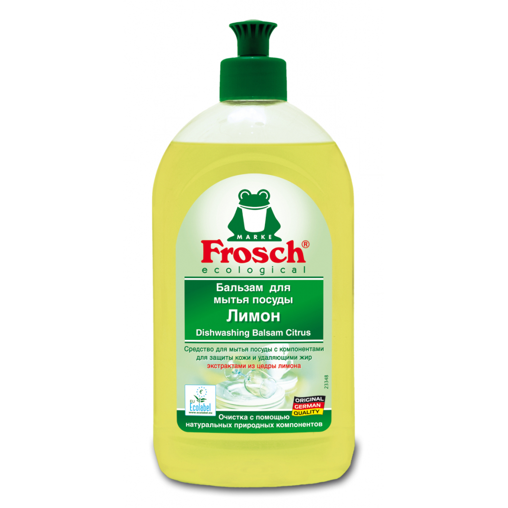 Средство для ручного мытья посуды Frosch Лимон 500 мл (4001499944574)