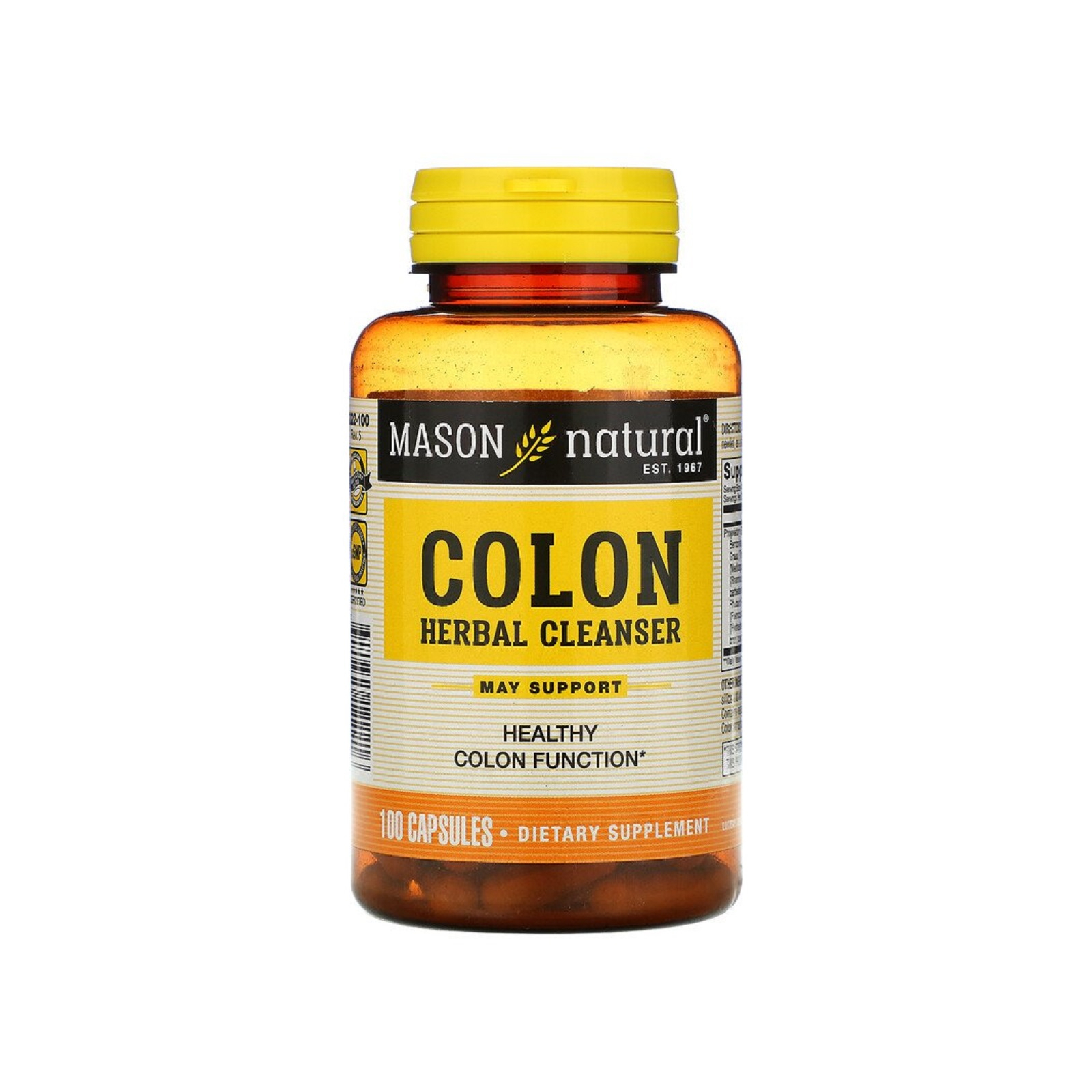 Травы Mason Natural Травяная очищающая смесь для кишечника, Colon Herbal Cleanse (MAV-12221)
