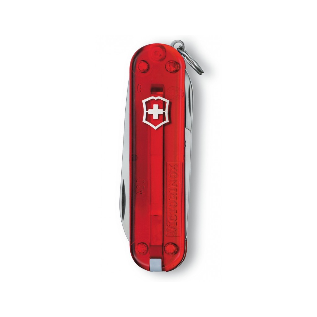 Нож Victorinox Classic SD Transparent Red (0.6223.TB1) изображение 2