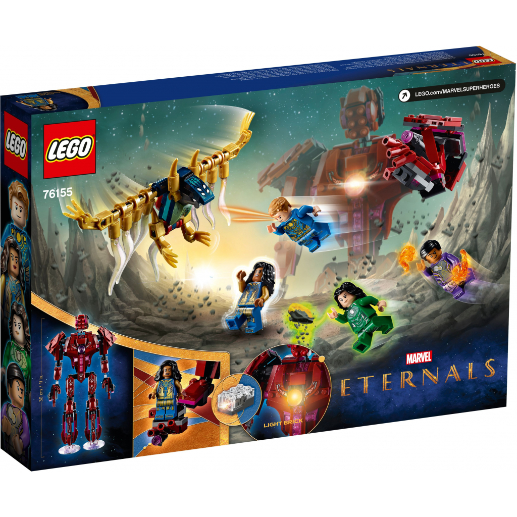 Конструктор LEGO Super Heroes Marvel Вечные перед лицом Аришема 493 детали (76155) изображение 8