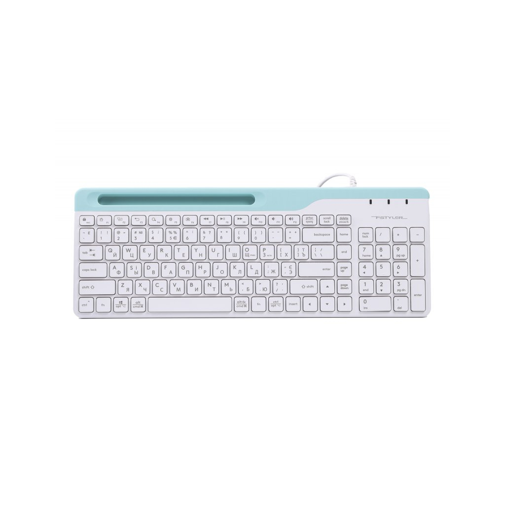 Клавіатура A4Tech FK25 USB White зображення 2