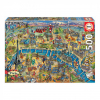 Пазл Educa Карта Парижу 500 елементів (6336990)