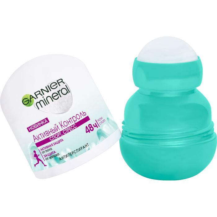 Антиперспірант Garnier Mineral Активний Контроль Спорт, Стрес 50 мл (3600542268868) зображення 3