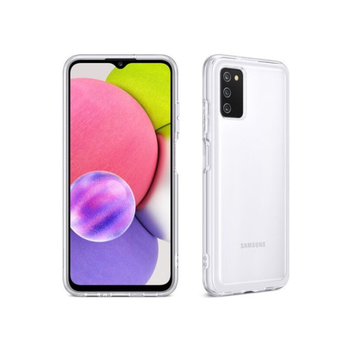 Чехол для мобильного телефона Samsung Soft Clear Cover Galaxy A03s (A037) Transparent (EF-QA037TTEGRU) изображение 6