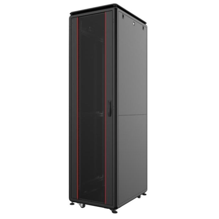 Шафа напольна Mirsan GTV 19" 32U 600x800, RAL 9005 (MR.GTV32U68DE.01)