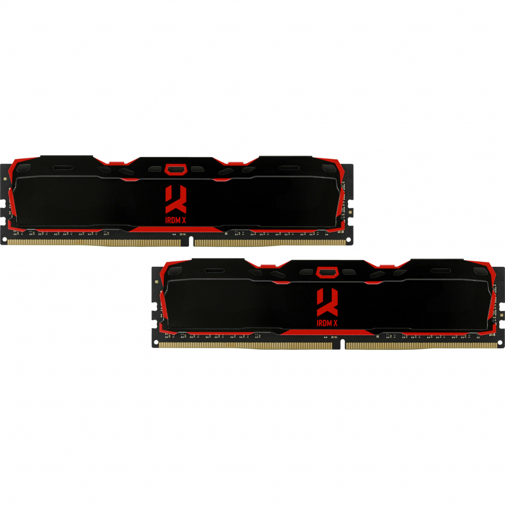 Модуль памяти для компьютера DDR4 8GB (2x4GB) 2666 MHz IRDM X Black Goodram (IR-X2666D464L16S/8GDC)