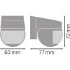 Датчик движения LEDVANCE WALL 110DEG IP44 DG (4058075244757) изображение 3