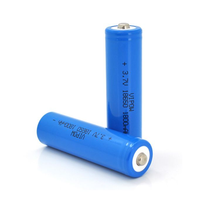 Акумулятор 18650 1800mAh, TipTop, 3.7V, Blue Vipow (ICR18650-1800mAhTT)
