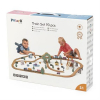Железная дорога Viga Toys деревянная PolarB 90 элементов (44067)