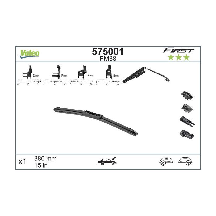 Щетка стеклоочистителя Valeo 575001