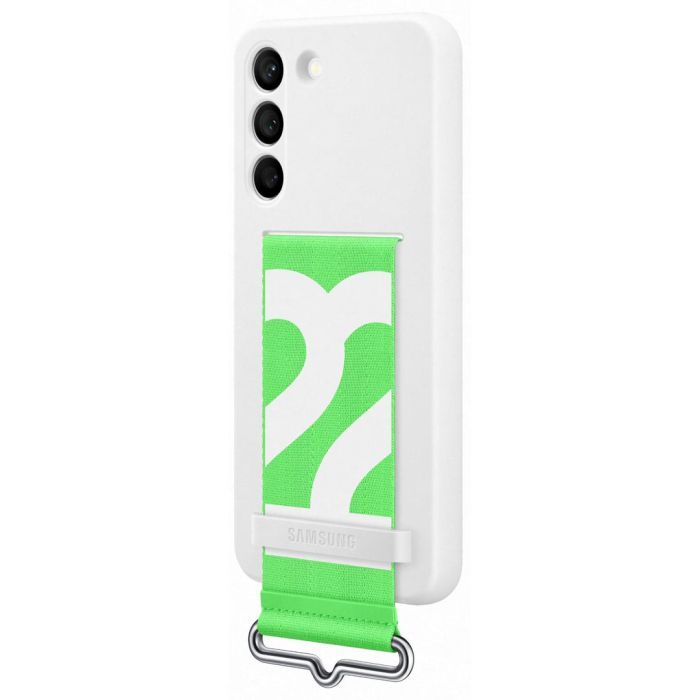 Чехол для мобильного телефона Samsung Silicone with Strap Cover Galaxy S22 Plus White (EF-GS906TWEGRU) изображение 3