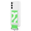 Чехол для мобильного телефона Samsung Silicone with Strap Cover Galaxy S22 Plus White (EF-GS906TWEGRU) изображение 3