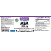 Мінерали Bluebonnet Nutrition ЧСЧ 1000 мг, MSM, 60 вегетаріанських капсул (BLB0958) зображення 2