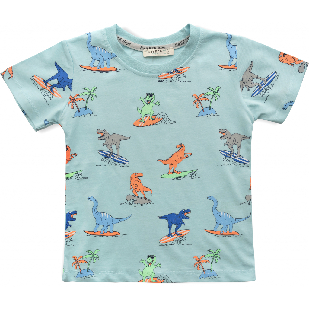 Набор детской одежды Breeze с динозаврами (16404-110B-blue) изображение 2