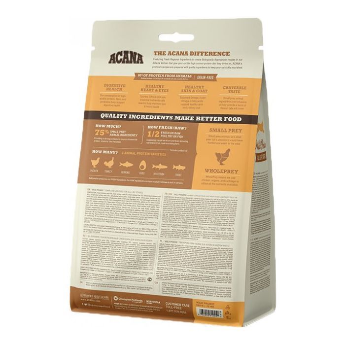Сухой корм для кошек ACANA Wild Prairie Cat 340 г (0064992714550) изображение 5