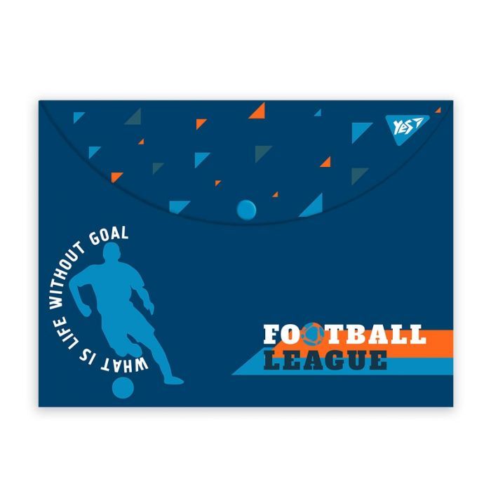 Папка - конверт Yes на кнопке А4 Football (492027)