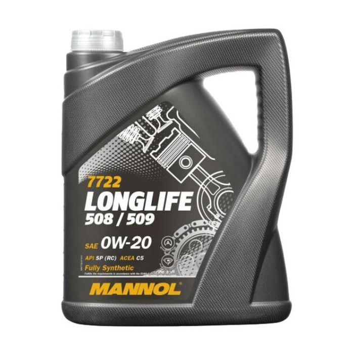 Моторна олива Mannol LONGLIFE 508/509 5л 0W-20 (MN7722-5)
