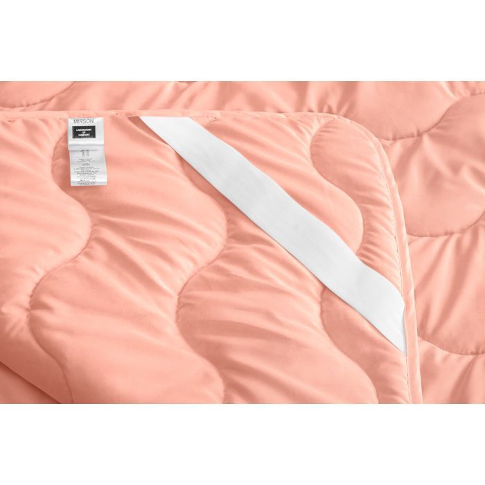 Наматрацник MirSon №1757 Eco Light Coral EcoSilk на гумці в кутках 140x190 см (2200003711257) зображення 8