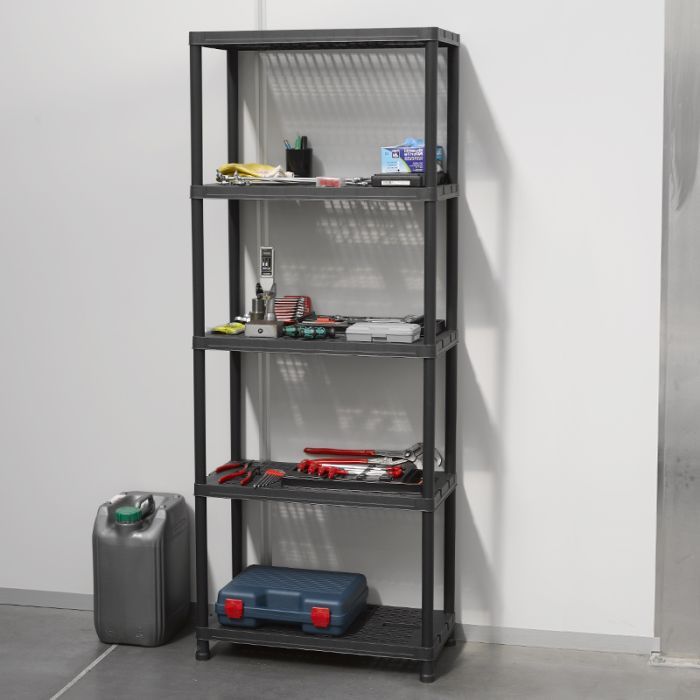 Стеллаж Toomax 5 полок cm. 71x35x180h black (5139) изображение 2