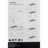 Стеллаж Toomax 5 полок cm. 71x35x180h black (5139) изображение 6