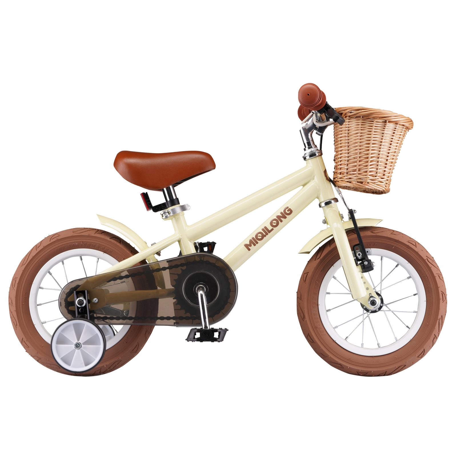 Дитячий велосипед Miqilong RM Оливковий 12" (ATW-RM12-OLIVE) зображення 3