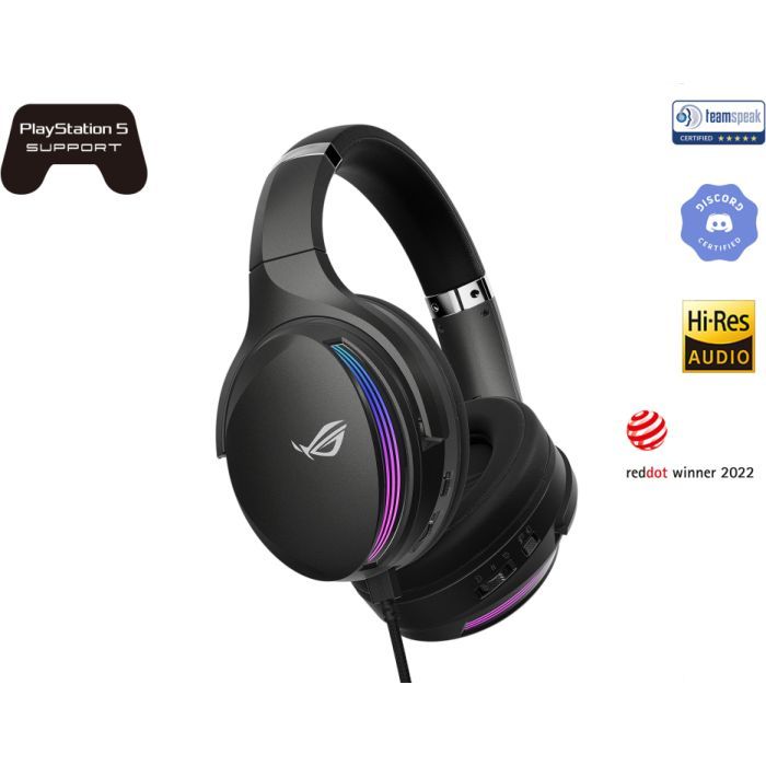 Наушники ASUS ROG Fusion II 500 USB RGB Black (90YH02W5-B2UA00) изображение 6