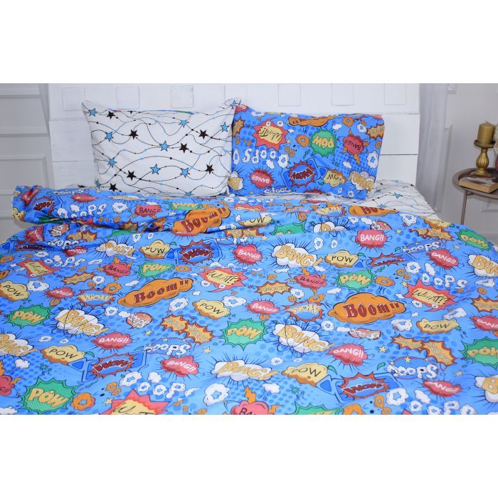 Постельное белье MirSon Бязь Ranforce Elite 17-0511 Bombs Семейный 160x220 (2200004733739) изображение 2