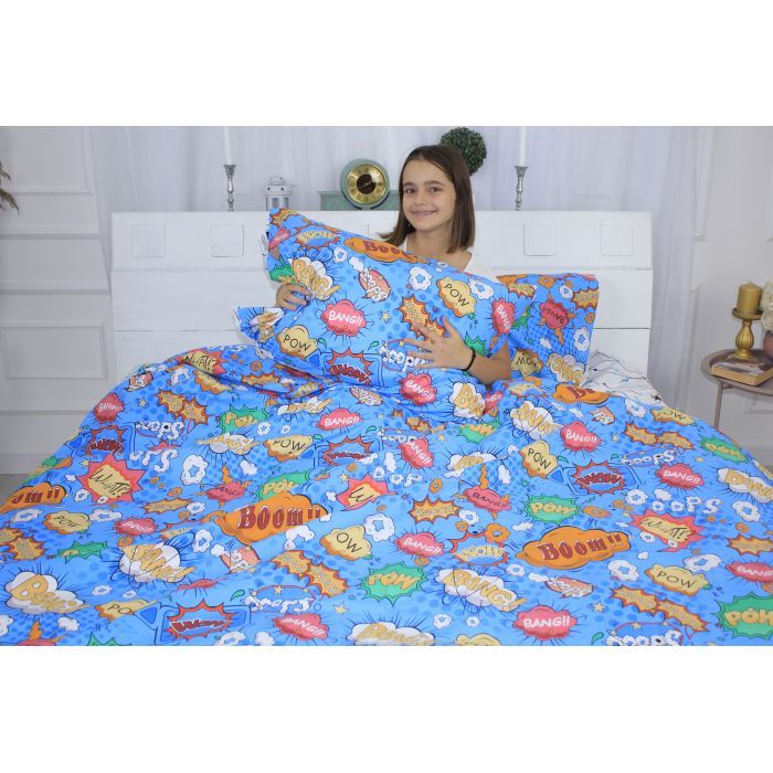 Постельное белье MirSon Бязь Ranforce Elite 17-0511 Bombs Семейный 160x220 (2200004733739) изображение 3