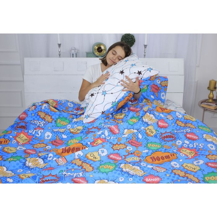 Постельное белье MirSon Бязь Ranforce Elite 17-0511 Bombs Семейный 160x220 (2200004733739) изображение 4