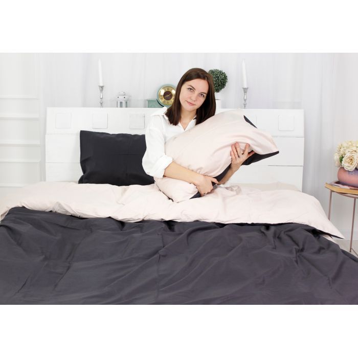 Постельное белье MirSon Сатин Premium 0848 + 0841 Joan Семейный 160x220 (2200002032513) изображение 4