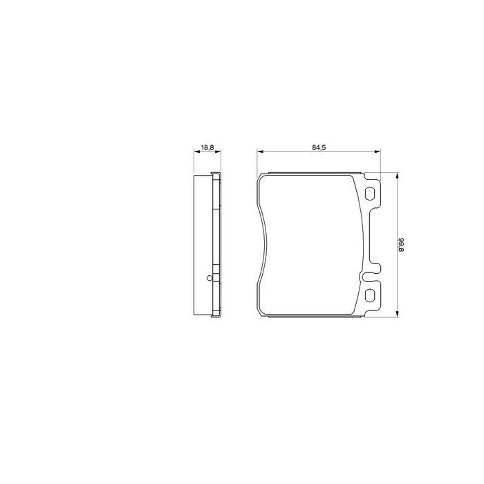 Тормозные колодки Bosch 0 986 460 976