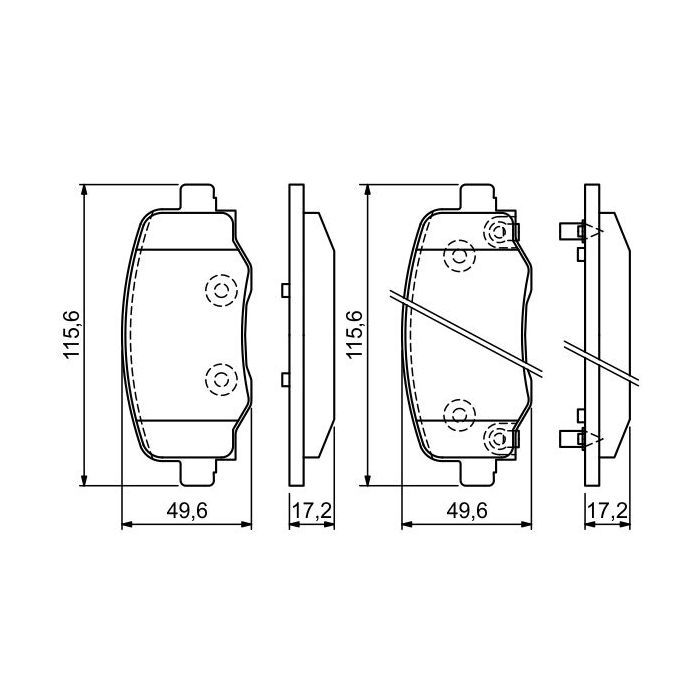 Тормозные колодки Bosch 0 986 494 930