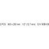Ключ Yato вороток YT-12445 L-подібний, 600x200мм (YT-12445) изображение 2