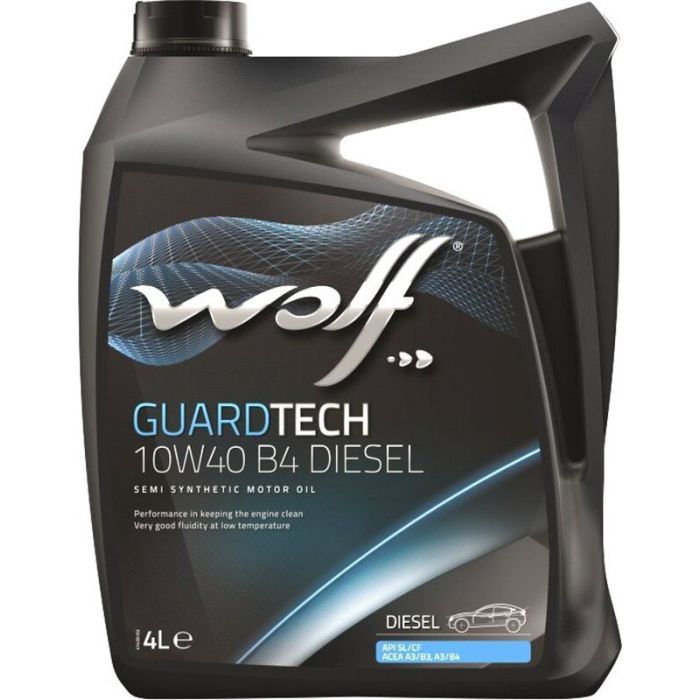 Моторное масло Wolf GUARDTECH 10W40 B4 DIESEL 4л (8303715)