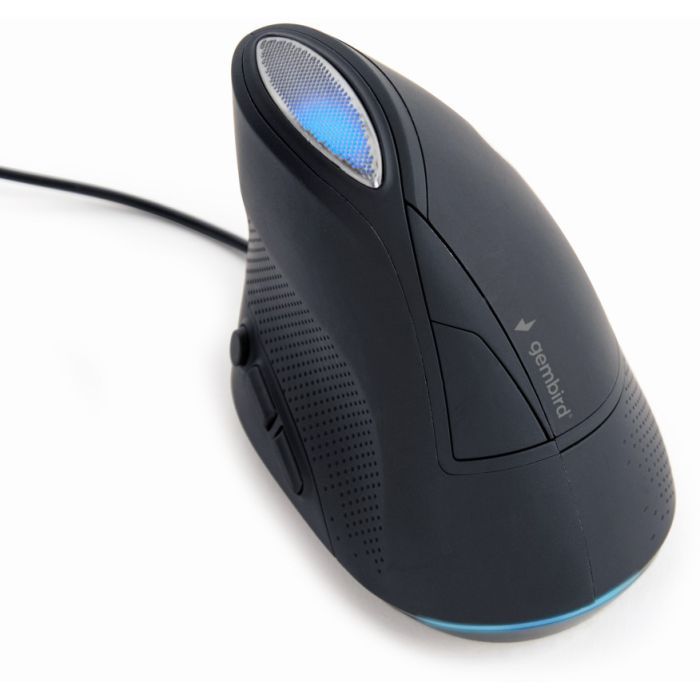Мышка Gembird MUS-ERGO-03 USB Black (MUS-ERGO-03) изображение 2