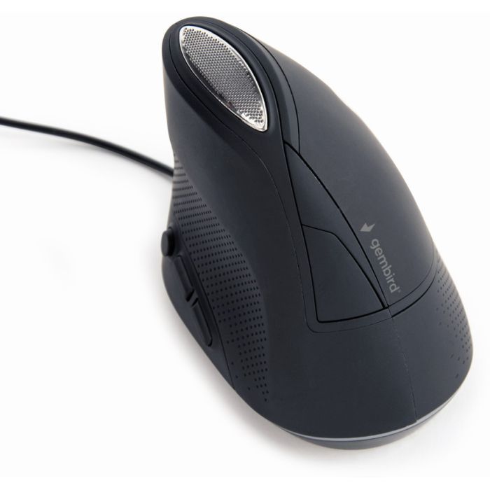 Мышка Gembird MUS-ERGO-03 USB Black (MUS-ERGO-03) изображение 3