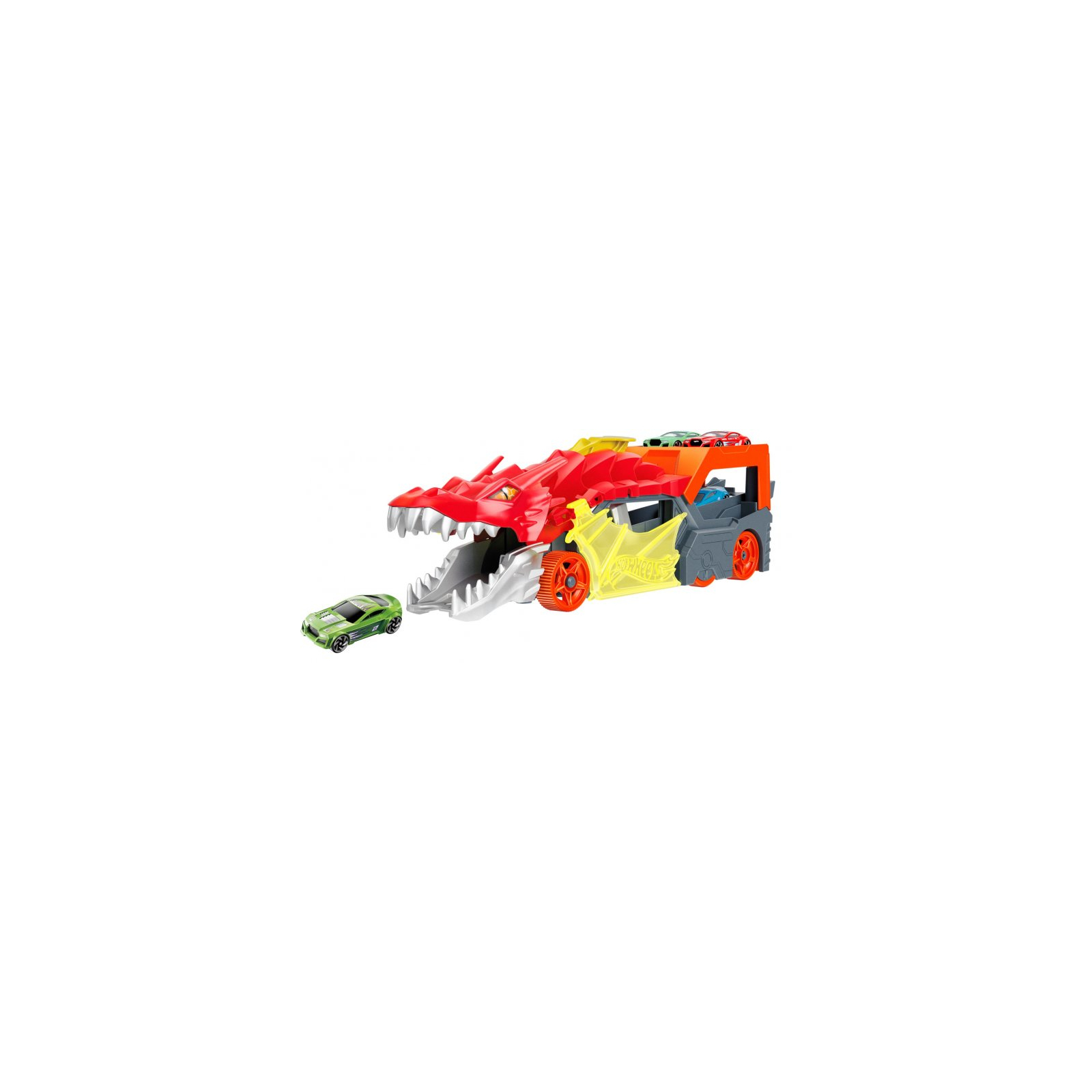 Игровой набор Hot Wheels Грузовик-транспортер "Пасть дракона" (GTK42) изображение 2