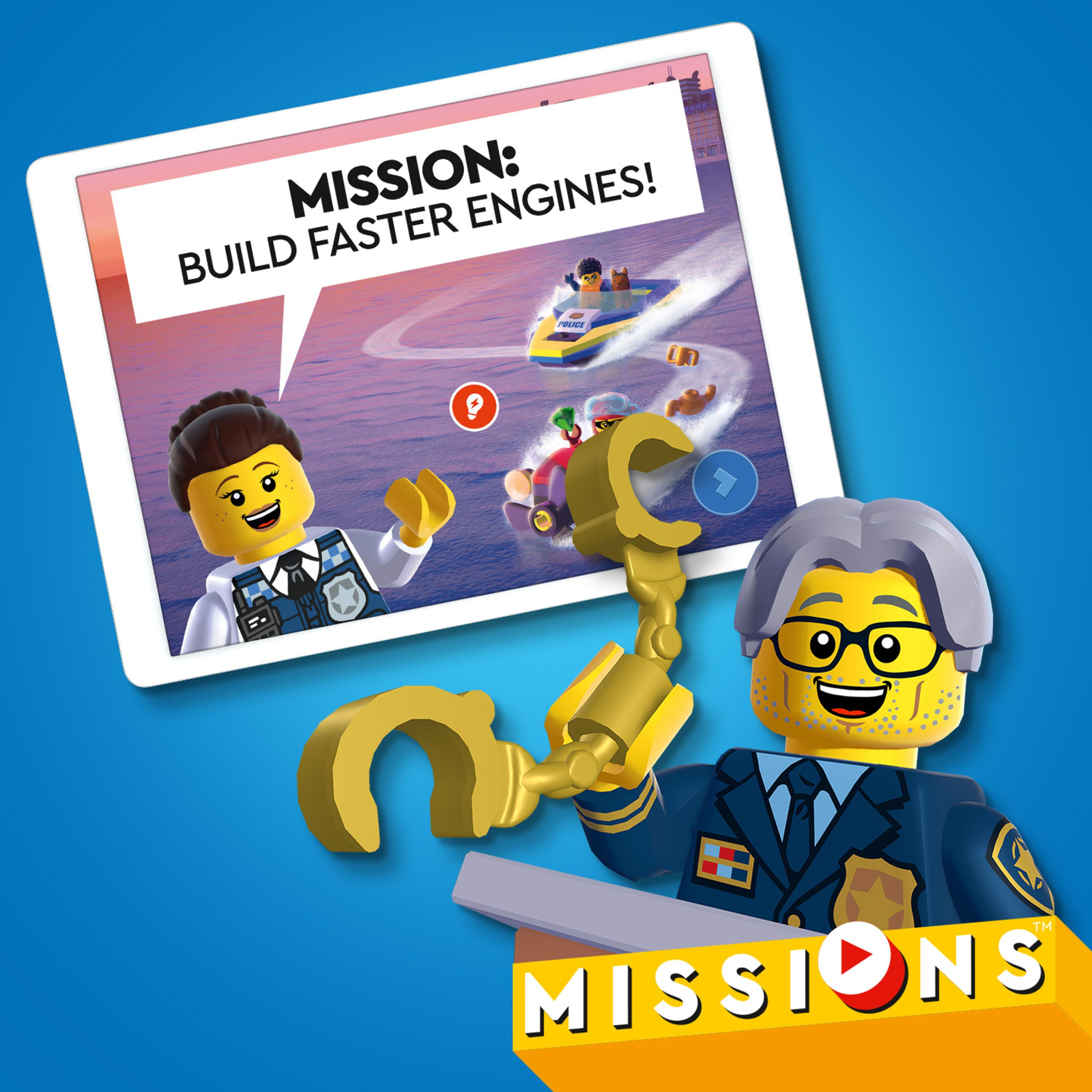 Конструктор LEGO City Missions Детективные миссии водной полиции 278 деталей (60355) изображение 6