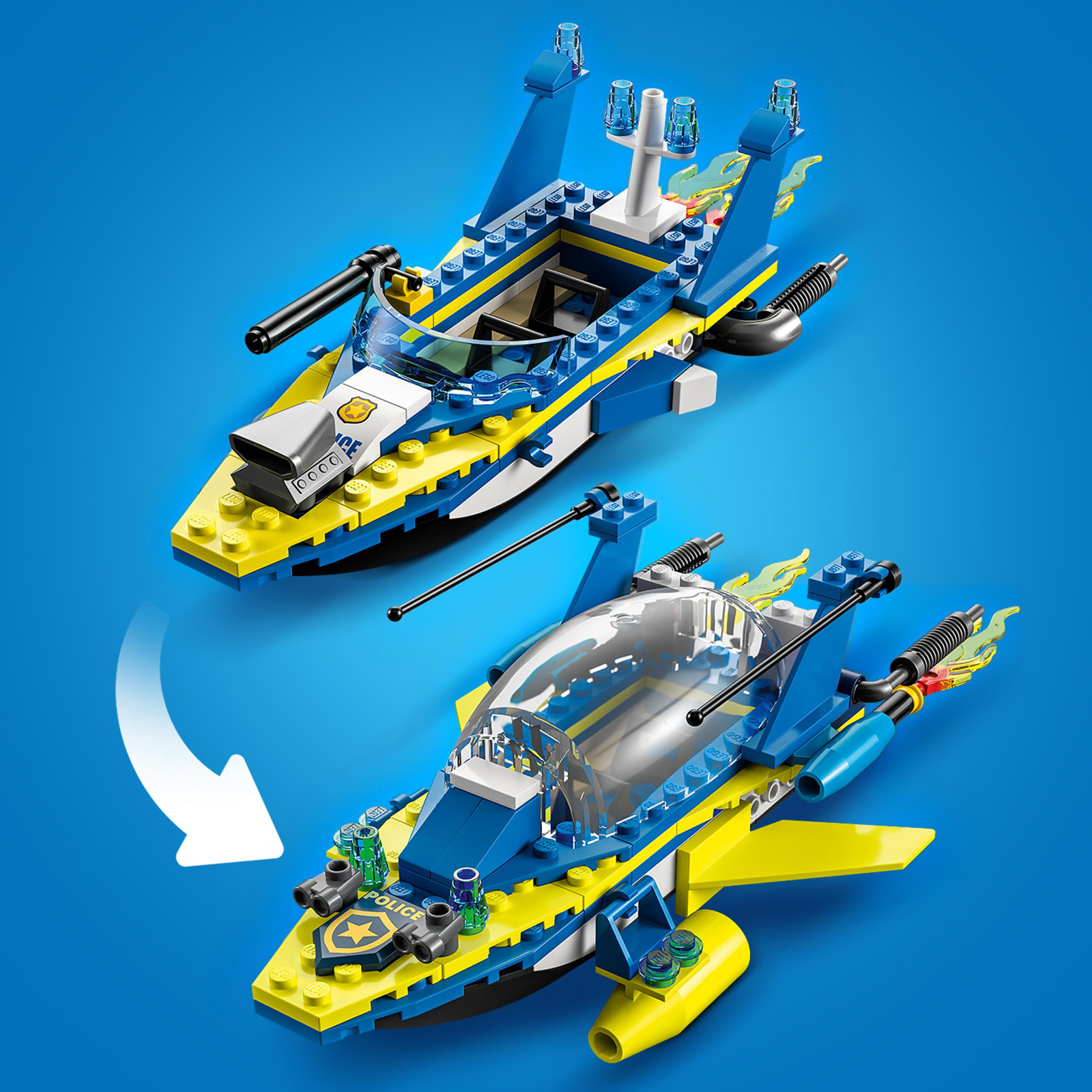 Конструктор LEGO City Missions Детективные миссии водной полиции 278 деталей (60355) изображение 8
