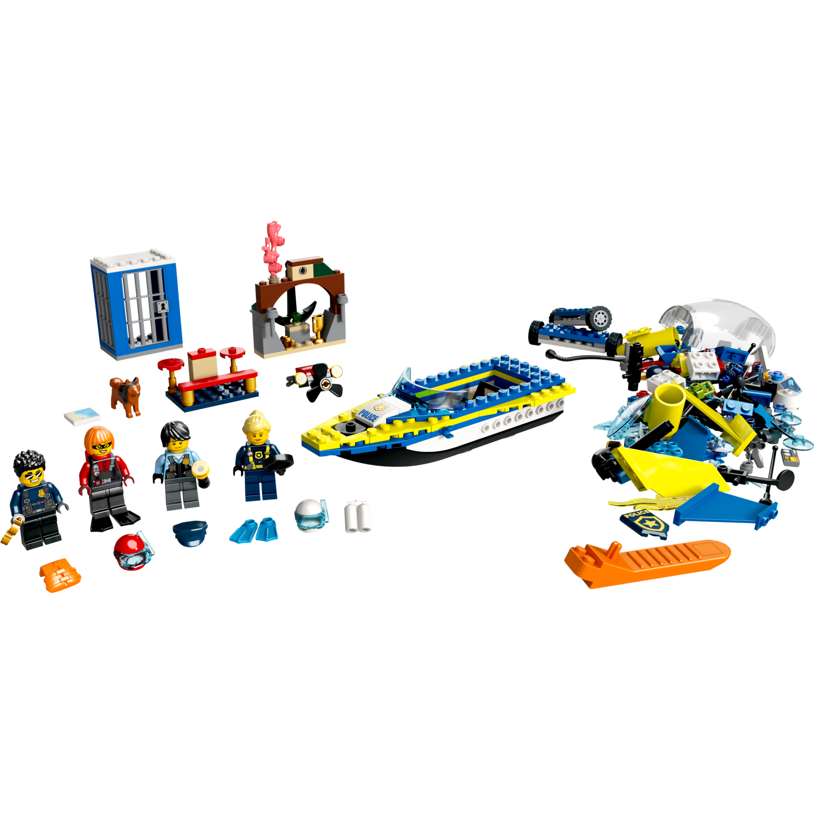 Конструктор LEGO City Missions Детективные миссии водной полиции 278 деталей (60355) изображение 9